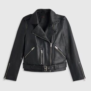 Quince 100% Leather Motorcycle Jacket